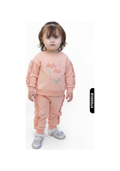Xo Kids Kız Çocuk Eşofman Takım 9-24 Ay 52017 Somon