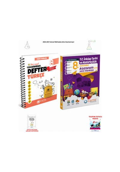 Çanta 8. Sınıf Lgs Türkçe Ve T.c. İnkılap Tarihi 2 Kitap Seti