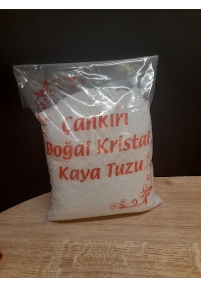 Çankırı Kristal Kaya Tuzu İri Taneli Salamura Ve Turşuluk Tuz 1 Kg
