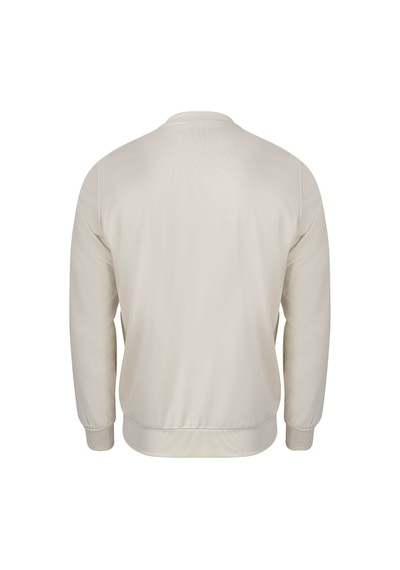 Maraton Comfort Erkek Bisiklet Yaka Taş- Sweatshirt Taş-