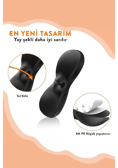 1 Adet Kendinden Yapışkanlı Kablo Koruyucu Toplayıcı Düzenleyici Kablo Organizeri Toplarlayıcı Sargı
