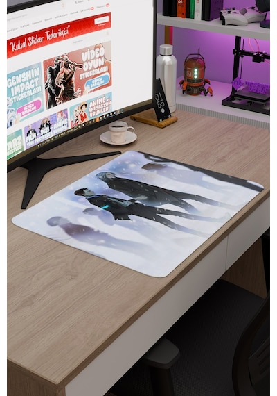 Detroit Become Human Dikişli Kauçuk Oyuncu Mousepad V2 - 48x40 Xl Gaming Mouse Pad