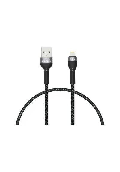 Shira Serisi Lightning Usb Kablo 30 Cm-Siyah