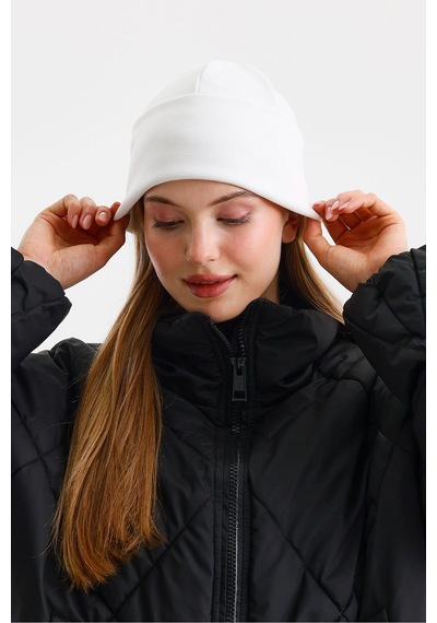 Butikgiz Termal %100 Pamuklu Soft 2 Stil 1 Arada Bere Premium Cuts Serisi Beyaz