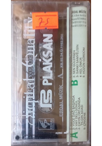 Plak Değildir Kaset Tir Dilber Ay Yaralı Gönlüm Açılmamış Jelat