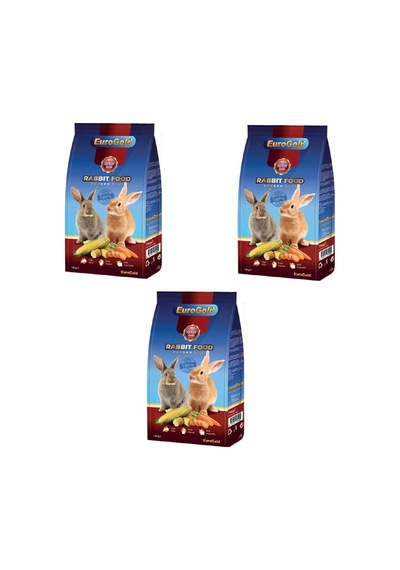 Eurogold Tavşan Yemi 750 Gr. 3 Adet