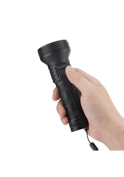 İdragon Sv85 Şarj Edilebilir Uv Fener, 3 Led Güçlü Uv El Feneri, Para Kontrol, Mineral Ve Leke Tespit Feneri Siyah