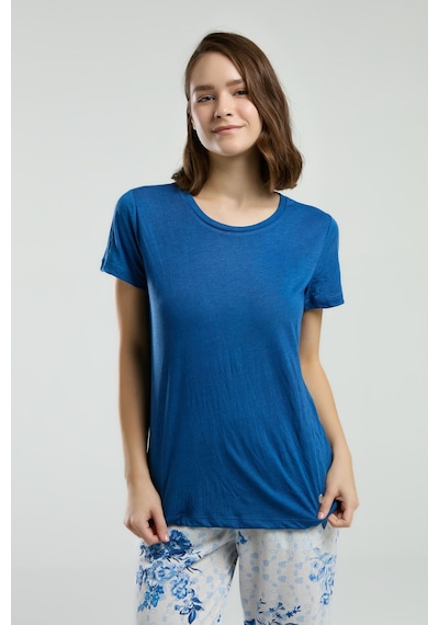 Pierre Cardin Kadın Mavi Pijama Takımı Pc8968-s-v1 Mavi