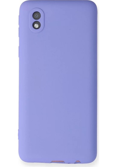 Newface Samsung Galaxy Uyumlu A01 Core Kılıf First Silikon - Lila