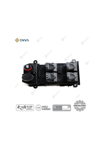 Honda Civic Sol Cam Açma Düğmesi Anahtarı 2006-2010 5-buton