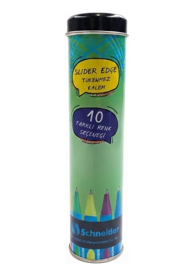 Slıder Edge Metal Tüp 10&apos Lu Set Pastel Renkler