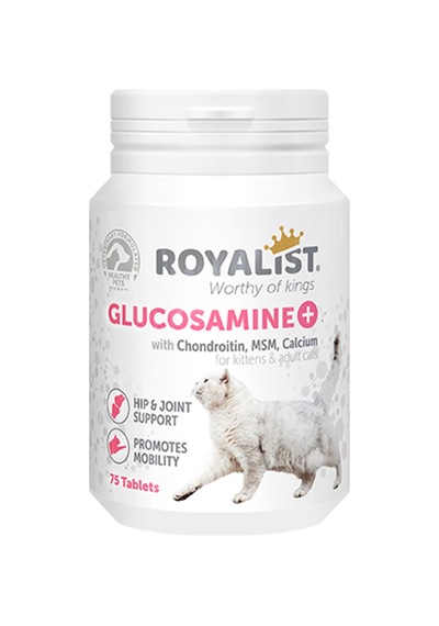 Royalist Glucosamine Kalça Ve Eklem Sağlığı Kedi Tableti 75 Tablet