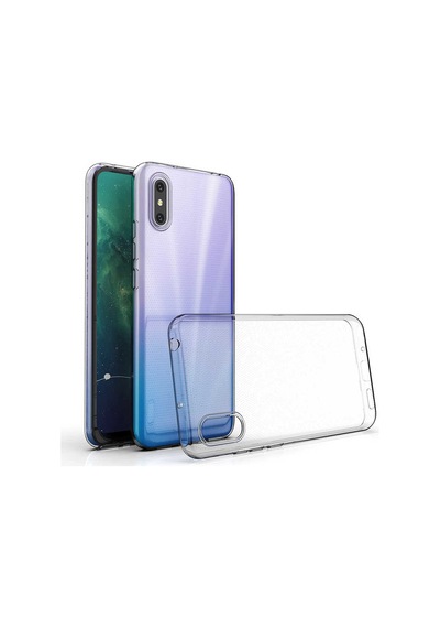 Xiaomi Redmi 9a Kılıf Zore Süper Silikon Kapak Renksiz