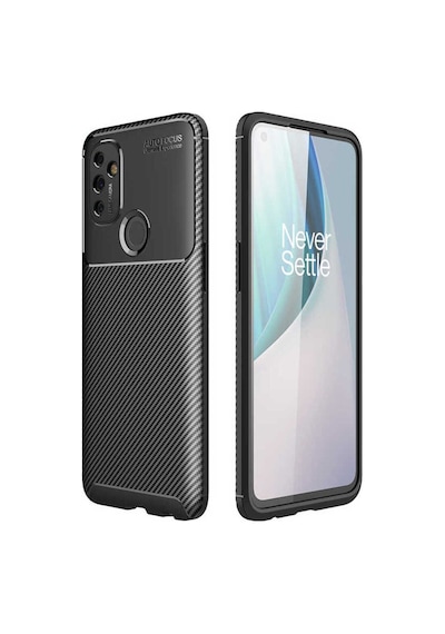 One Plus Nord N100 Kılıf Zore Negro Silikon Kapak Siyah