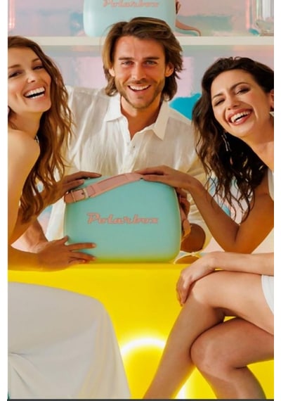 Polarbox Cooler Bag Verde Agua - Rosa Pop