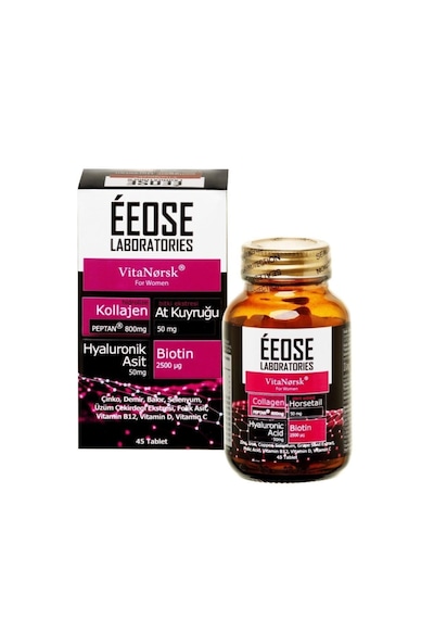 Kollagen Tablet Collagen Hyaluronik Asit Atkuyruğu Biotin