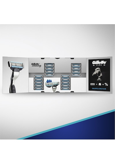 Gillette Mach3 Yedek Tıraş Bıçağı 18'li
