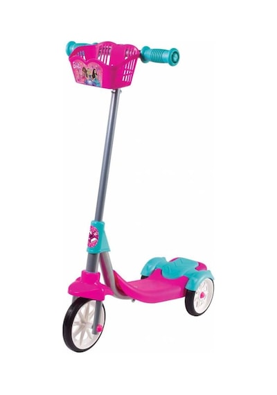 Furkan Toys Barbie Frenli Sepetli 3 Tekerlekli Scooter