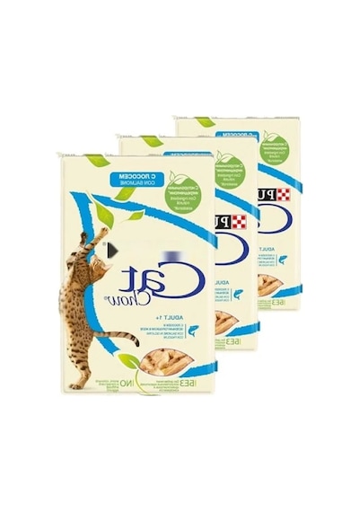 Yetişkin Kediler İçin Somonlu Sebzeli Yaş Mama 85 Gr 3 Paket