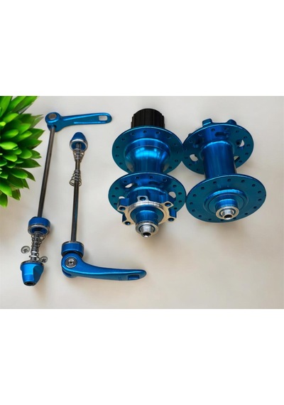 Forte Gt Xbyc 680 Bisiklet Hub Sesli Ön Arka Kaset Göbek Seti 32 Delik 6 Vida Qr Mandal Mavi