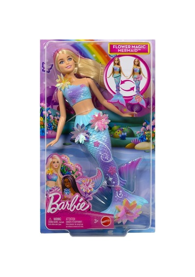 Jdm72 Barbie Büyülü Çiçekler Deniz Kızı - Flower Magic Mermaid Standart