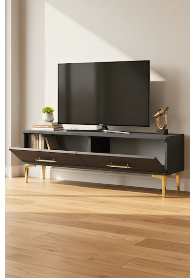 Tsa1215a - İdatv120 Tv Stand, Tv Sehpası Antrasit 120cm