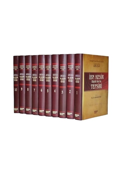 Ibn Kesir Büyük Kur’An Tefsiri Şamua 10 Cilt / Kahraman Yayınları