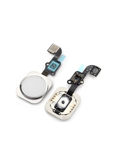 Apple Uyumlu iPhone 6s Plus Home Tuşu+tuş Bordu Sılver