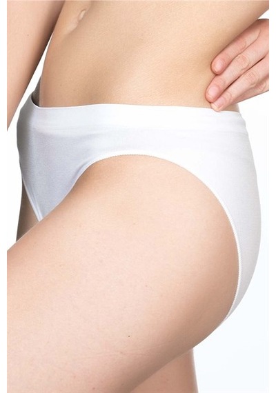 Emay 3001 Dikişsiz Slip Beyaz