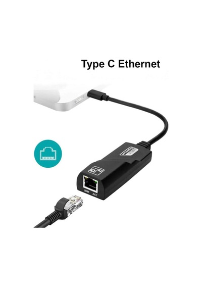 Type C Ethernet Adaptörü 10/100 Mbps Usb C 3.0 Rj45 Ethernet Lan Adaptörü