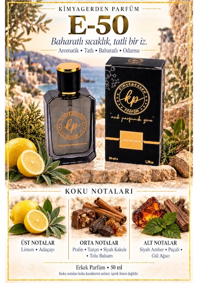 KP E-50 Erkek Parfüm EDP 50 ML