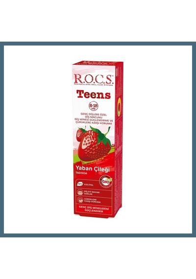 Bezos .teen Yaban Çileği Diş Macunu 8-18 Yaş 60 Ml Agc