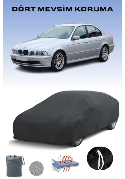 Siyah, Bmw 5 Serıes E39 2000 - 2003, Araba Brandası, Oto Örtüsü, Araba Çadırı Siyah