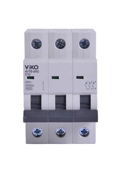 Viko 4vtb-3c10 Otomatik Sigorta 4,5ka C Tipi 3 Kutup 10a 10