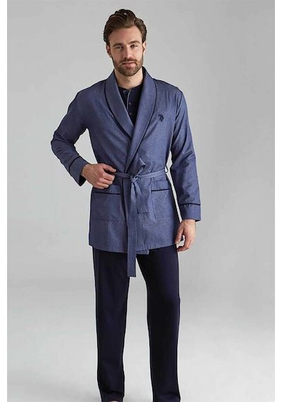 U.S. Polo Assn. U.s. Polo Assn 12000 Damat Çeyiz 5 Li Pijama Ropdöşambır Takım Lacivert V1 Lacivert U.S. Polo Assn. U.s. Polo Assn 12000 Damat Çeyiz 5 Li Pijama Ropdöşambır Takım Lacivert V1 Lacivert