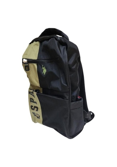 U.s. Polo Assn. Siyah - Yeşil Sırt Çantası Plçan23170