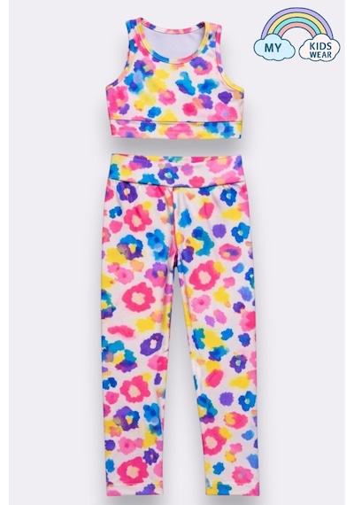 My Kids Wear Kız Çocuk Çok Amaçlı Desenli Mayo & Spor Takımı 12446 Beyaz - Turuncu My Kids Wear Kız Çocuk Çok Amaçlı Desenli Mayo & Spor Takımı 12446 Beyaz - Turuncu