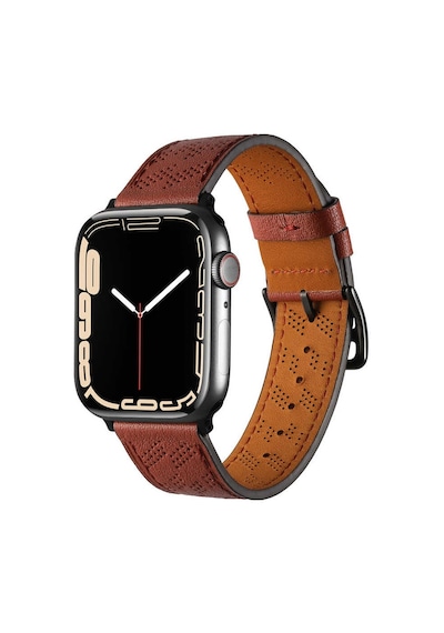 Apple Uyumlu  Watch 38 MM 40 MM 41 MM 1/2/3/4/5/6/se/7/8/ultra Kordon Diagonal Hermes Deri Kordon