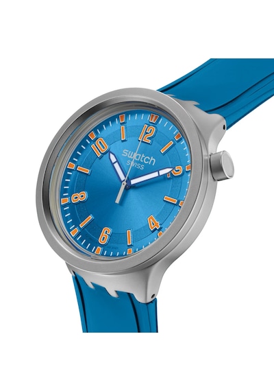 Swatch Sb07s115 Blue In The Works Erkek Kol Saati
