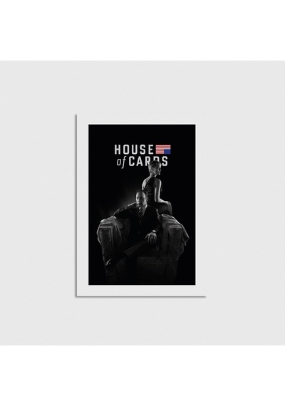 House Of Cards Dizi Posteri Çerçevesiz Poster Duvar Dekorasyonu Pn11p538
