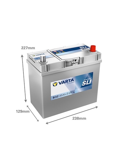 Varta B32 12v 45 Ah 330a Dynamic Slı Akü Üretim Yılı: 2026