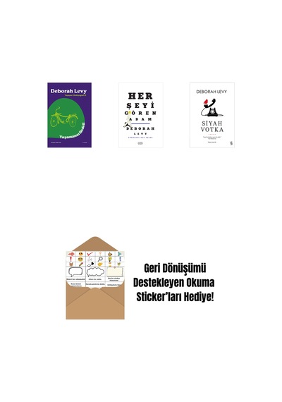 Yaşamanın Bedeli + Her Şeyi Gören Adam + Siyah Votka + Okuma Sticker'ları