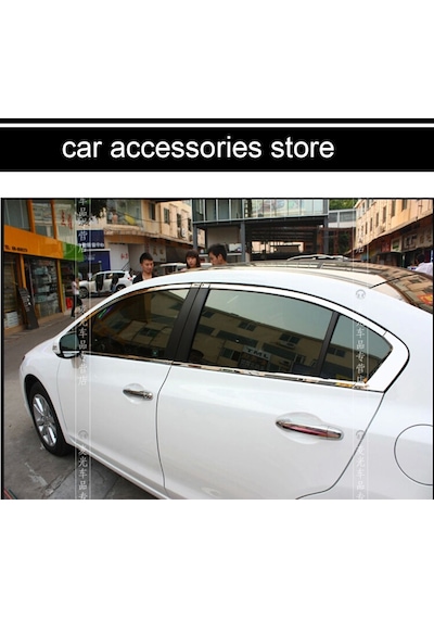 Honda Civic Fb7 Cam Çıtası Çerçevesi Kromu Nikelajı Komple 12-15