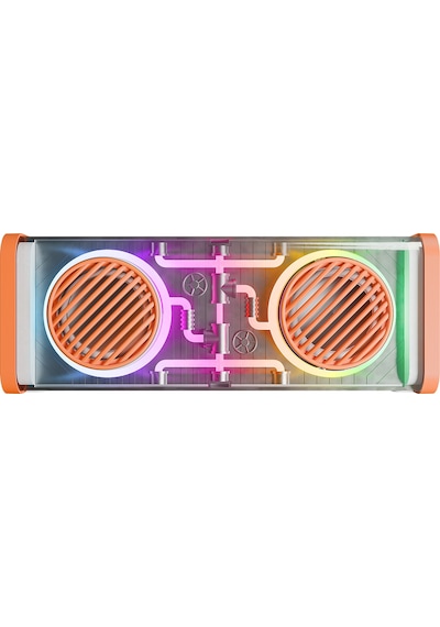 Mikado Md-56bt Turuncu Beyaz Aux + Usb + Bluetooth Destekli 10w 1500mah Taşınabilir Speaker