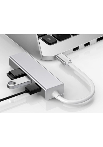 Daytona Fc05 Type C To 3x Usb 3.0 Ethernet Çevirici Hub