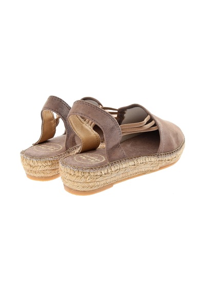 Sandalet Kadın Nuria Toni Pons Elastic Suede Taupe Taba