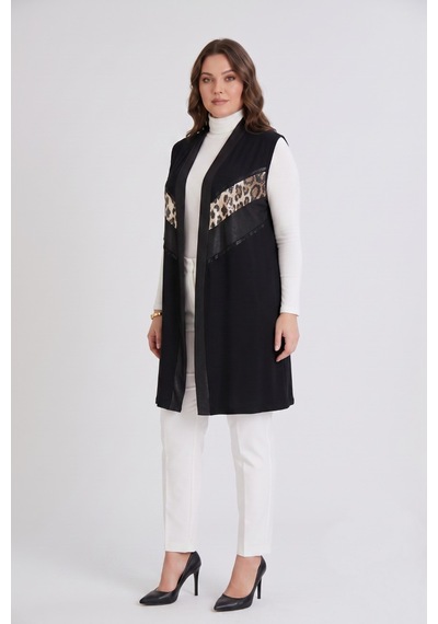 Wearon Kadın Düğmesiz Modelli Yelek 54158 Bgl-st05662 Siyah
