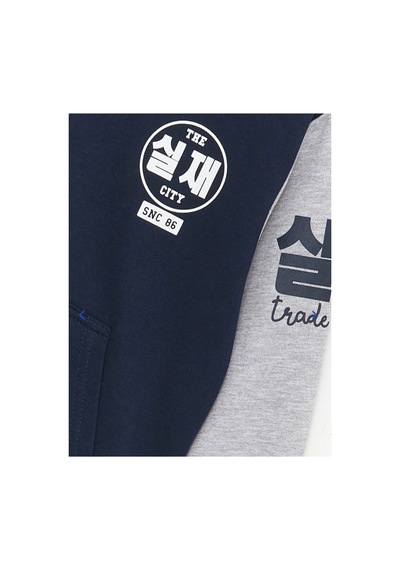 LC Waikiki Lcw Kids Lacivert Kapüşonlu Baskılı Uzun Kollu Erkek Çocuk Fermuarlı Sweatshirt LC Waikiki Lcw Kids Lacivert Kapüşonlu Baskılı Uzun Kollu Erkek Çocuk Fermuarlı Sweatshirt