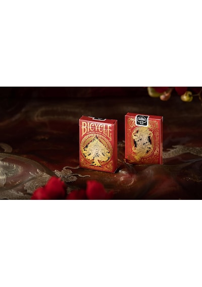 Bicycle Gold Dragon Red Oyun İskambil Kartı