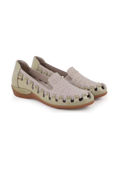 Mamma Mia Mammamia Kadın Gümüş Yeşil Hakiki Deri Comfort Sneaker Kalın Taban Bağcıklı Günlük Ayakkabı Gümüş-yeşil